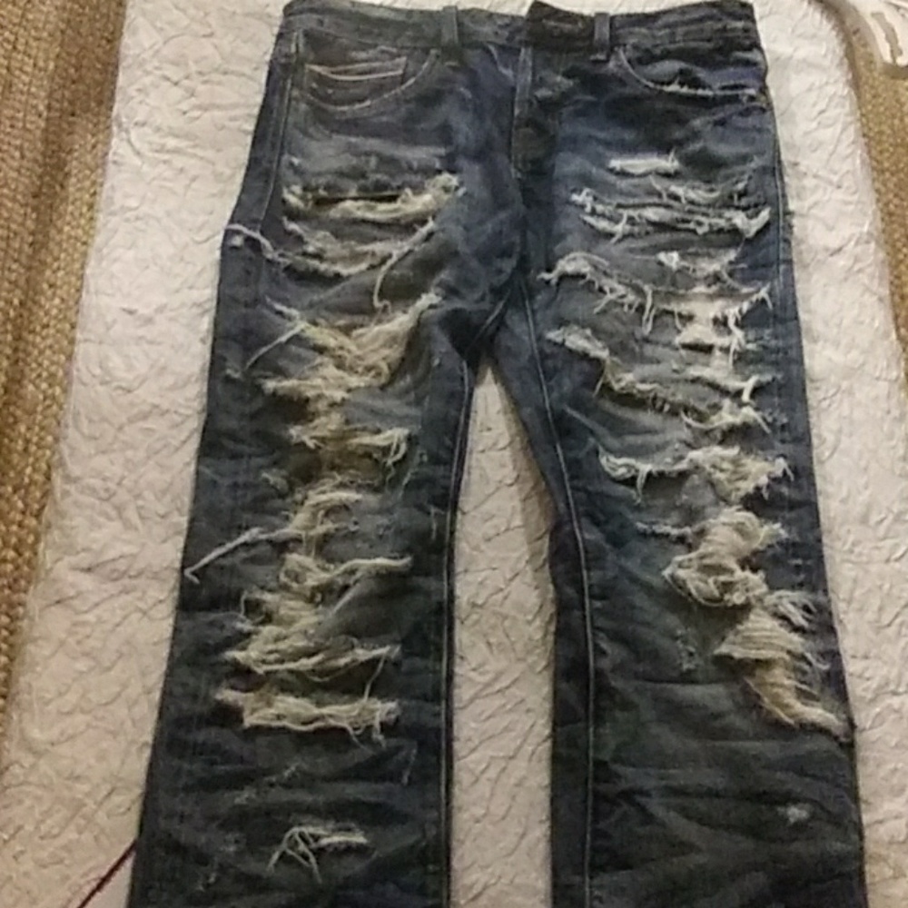 Cult of individualality distressed jeans